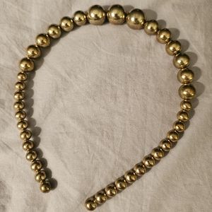 Gold Beaded Headband